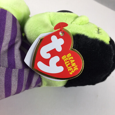 Ty Beanie Baby Bellies - VICTOR the Monster (6 Inch) Halloween