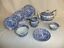 thumbnail 2  - c4 Pottery Spode Italian - design from 1816, blue tableware, stamps vary - 4F5C