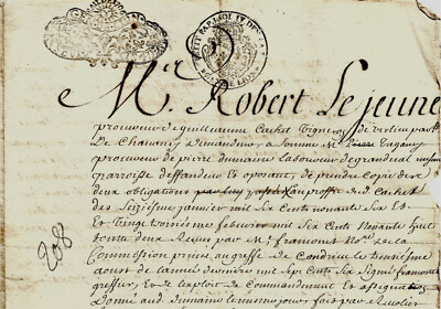 1707 Chavanay Staatsanwälte LEJEUNE und VAGANEY, Fall STEMPEL Winzer und DUMAINE