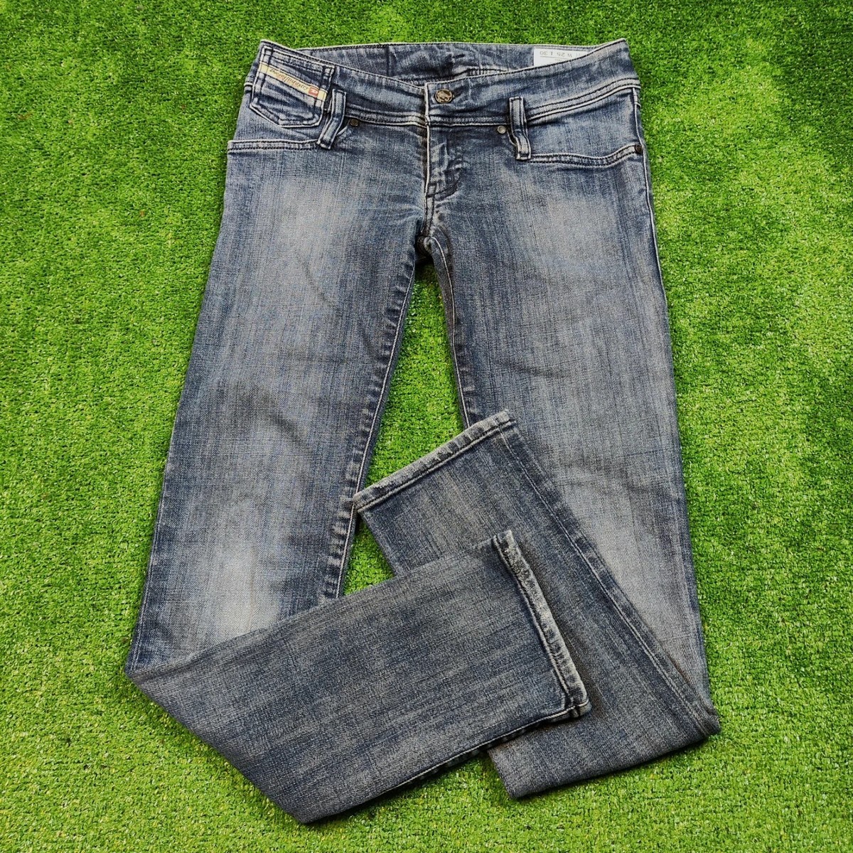 Diesel Jeans Womens 25x30 Matic Slim Skinny Fit Faded Tapered 
