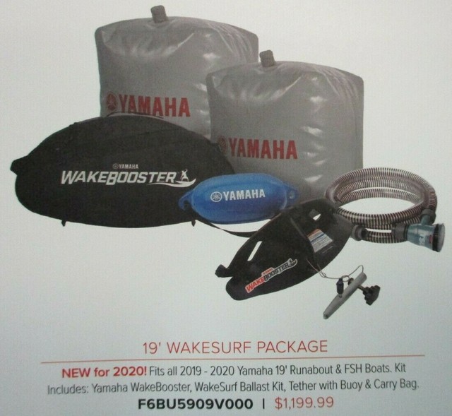 Yamaha 19 Ft. Wake Booster Wake Surf Package w/ 2 Ballast Bag FatSacs