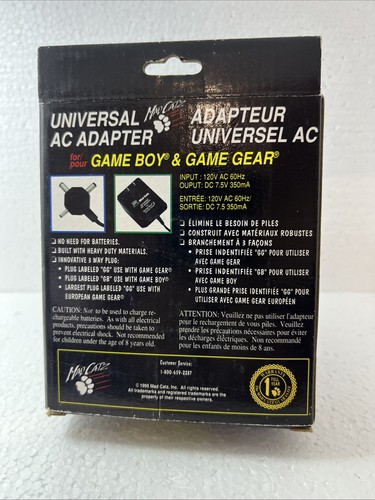 High Frequency AC Adaptor P/N 4004 Game Boy, Pocket,Game Gear,NoMad Retro Charge - Picture 5 of 8