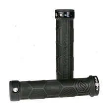 Fifty-Fifty Cycling Dual Lock-On Handlebar Grips Black