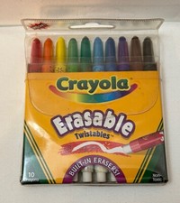 Vtg Crayola 2002 Twistables Crayons ERASABLE 10 Count New in Package