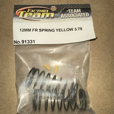 TEAM ASSOCIATED 91331 FACTORY TEAM 12mm Front Spring yellow 3.75 lb