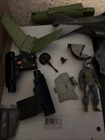 Hasbro GI Joe Retaliation Ghost Hawk II Duke Gunship Parts Lot Stickers Poc