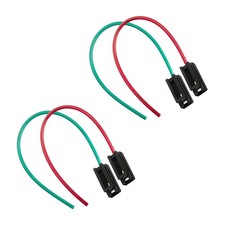 170073 Pigtail Harness Cable Wires, 12V Red & Green Ignition Coil Tach Wire C...