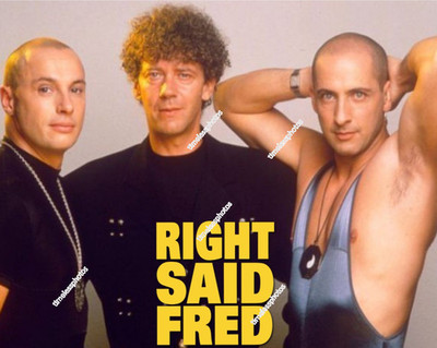 RIGHT SAID FRED BAND MEMBERS 8''x10'' Photograph