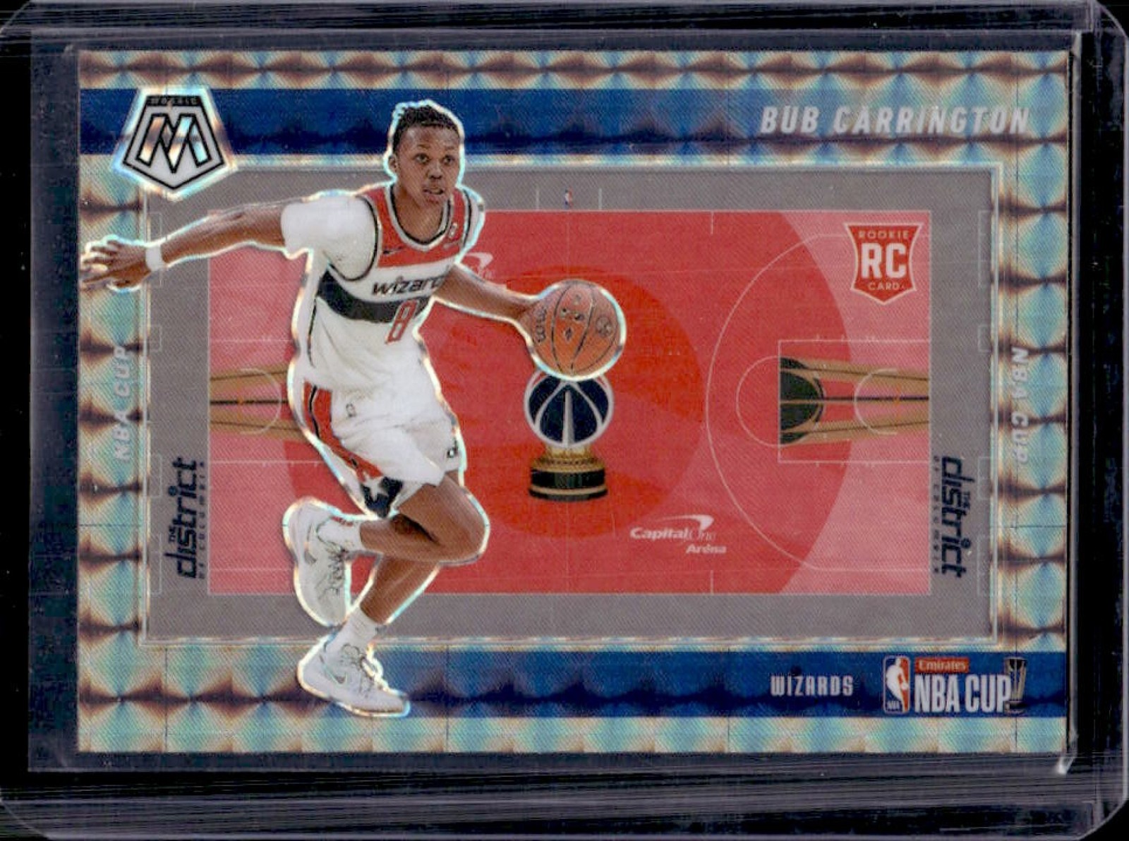 2024-25 Panini Mosaic Bub Carrington NBA Cup RC Rookie #3 Wizards