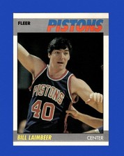 1987-88 Fleer Set-Break # 61 Bill Laimbeer NM-MT OR BETTER *GMCARDS*