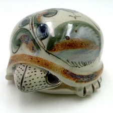 Ken Edwards Tonala Ceramic Turtle Signed Mexican Folk Art Sticker