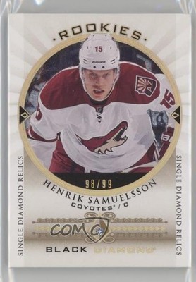 2015-16 Upper Deck Black Diamond Rookies Single 98/99 Henrik Samuelsson RC 8ec