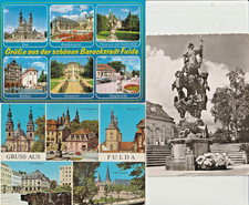 +++ FULDA + 3 AK + FLORA + ORANGERIE + GRUSS AUS + HAUPTWACHE +UNIVERSITÄTSPLATZ