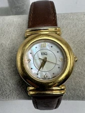 Esquire ESQ 100092 New Battery Ladies MOP Watch 26MM 6.5" Swiss Made G74