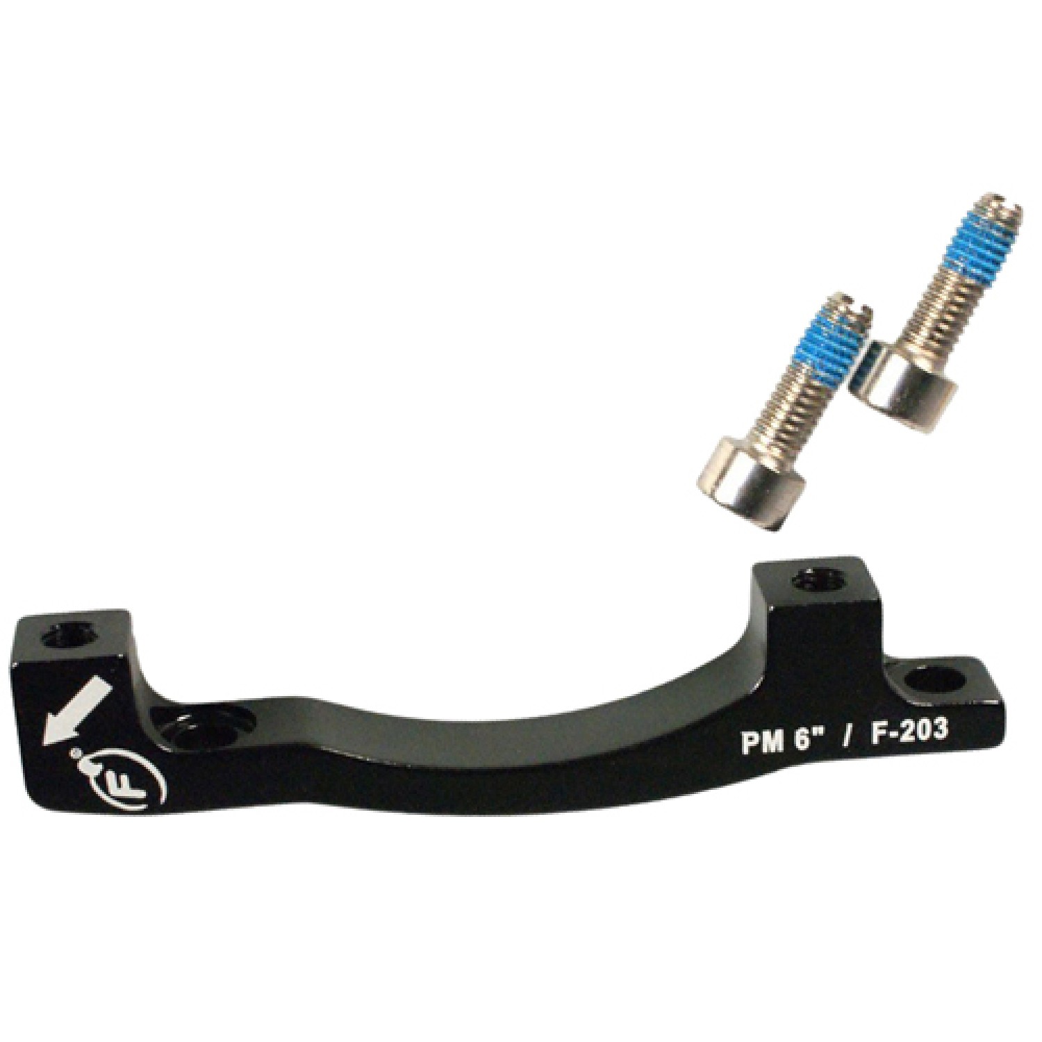 Adaptateur de frein avant PM pour disque 203mm sur fourche Post Mount 6 pouces