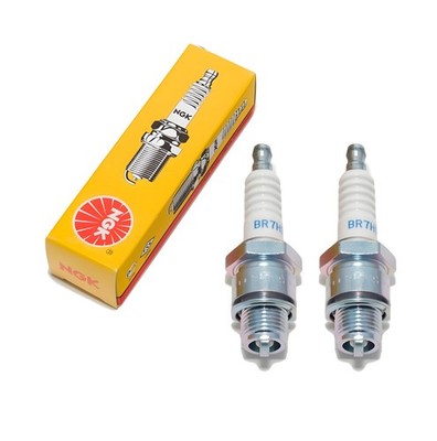 Zündkerzen Set NGK 2x BR7HS entstört 12,7mm Kurzgew. Ø 14mm 4122 4737 5417 7852