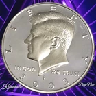 2003 SILVER Proof Kennedy Half Dollar 90% Silver Has Eye Appeal, From Proof Set
