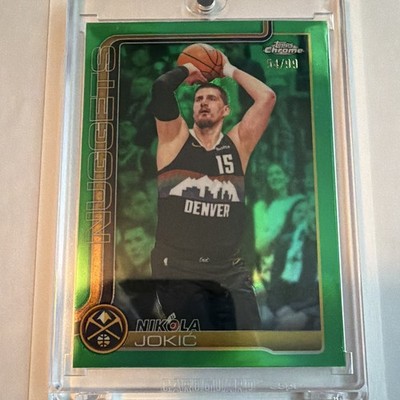 Topps 25/26 Topps Chrome Update Nikola Jokić Denver Nuggets #12 True Green 54/99