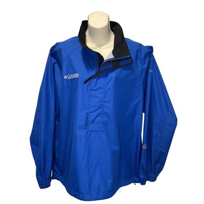 Columbia Sportswear Titanium Omni Stop Windproof Anorak Jacket Blue Men's L