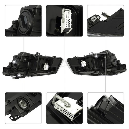 Xenon/HID Headlight For 2014-16 Mercedes-Benz CLA200 CLA250 Headlamp Left/Right - Image 4 of 4