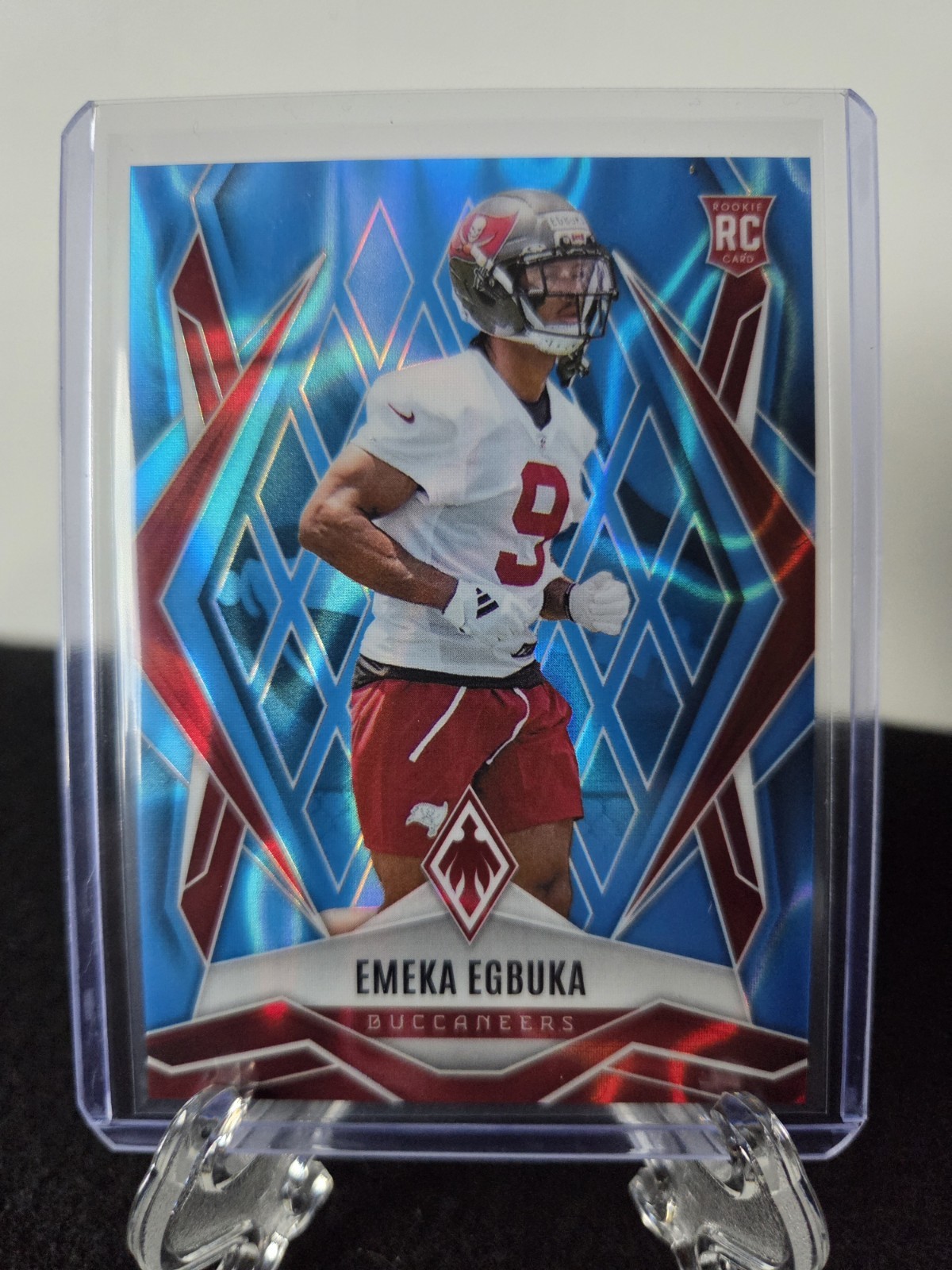 Emeka Egbuka 2025 Panini Phoenix NFL RC Blue Lava /325 Rookie #225 Buccaneers