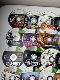 Video Game Lot of 120 Wii Xbox 360 PS2 PS3 Disc Only Untested Loose Scratched