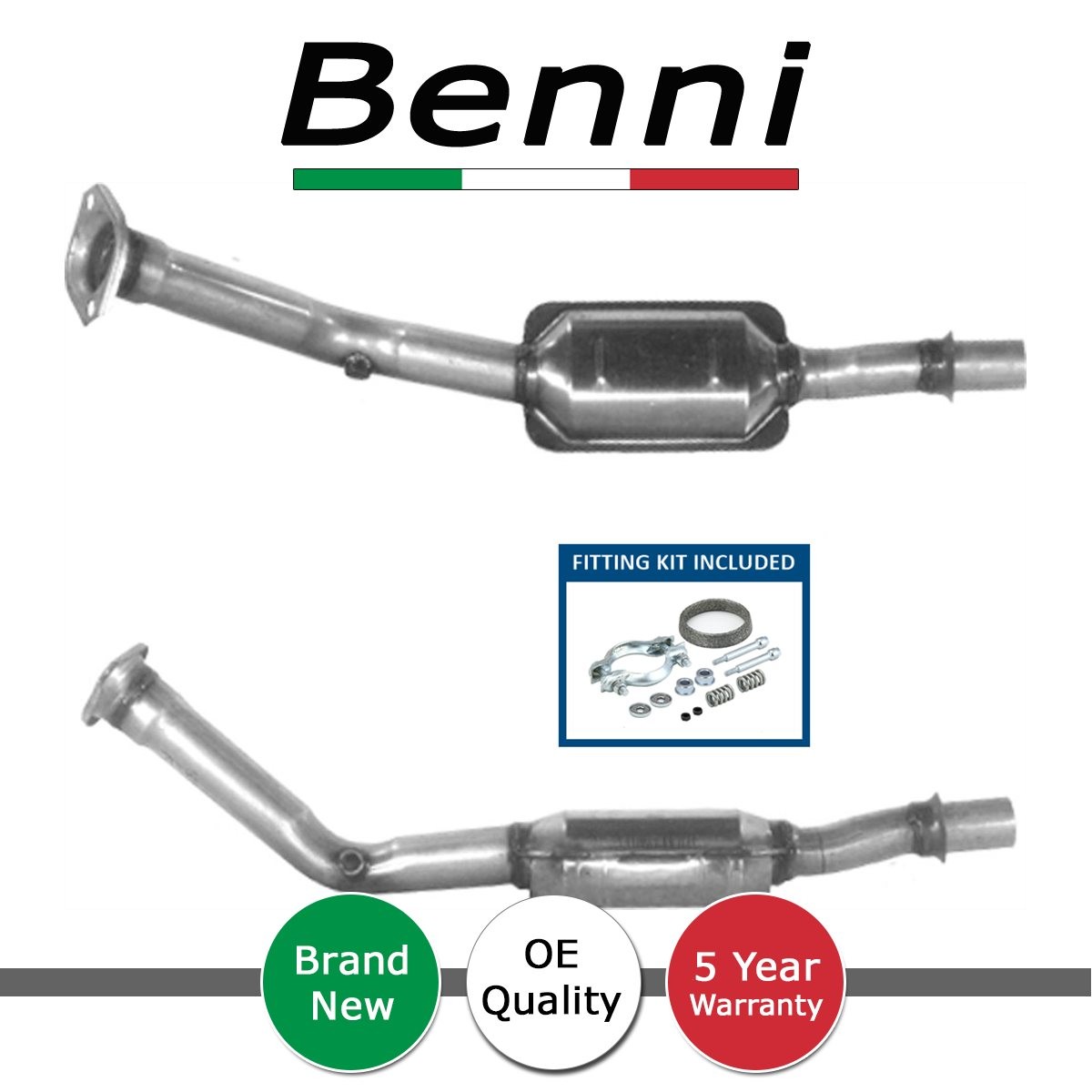 と Catalytic Converter Kit Benni Fits Citroen ZX 1992-1996 2.0 170647