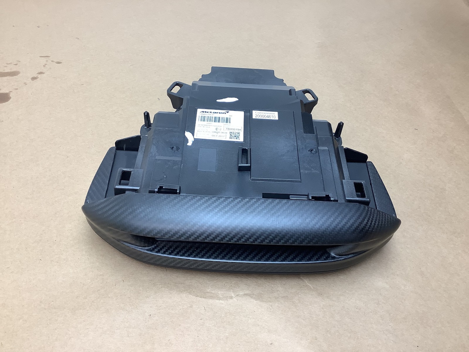 McLaren 720S 720 2018 Gauge Cluster Speedometer Carbon Bezel Trim 17-20 :O