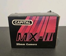 Vintage Capital MX-II 35MM Film Camera W 50MM Lens With Box And Case
