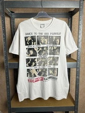 Vintage 2000s Sex Pistols Punk Rock Band T-shirt Size L