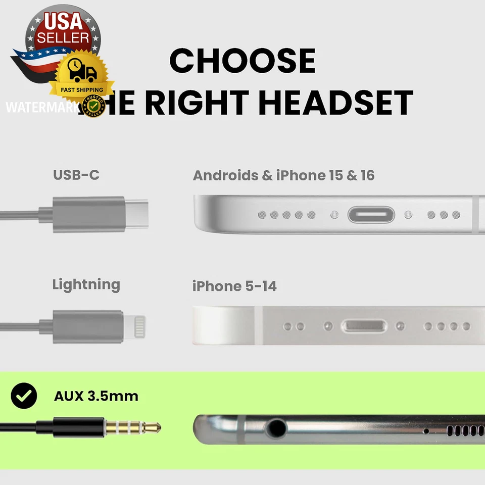 Avantree Resolve (Small-Medium) – Wired Open-Ear Earbuds W/Mic & Over-Ear Hook,  - Image 4 of 4