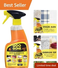 Versatile Lemon Adhesive Remover Spray Gel 355 ml - No-Mess & Clinging Formula