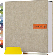 Large Photo Album Self Adhesive 4X6 5X7 8X10 Scrapbook Album DIY Picture Book,Gi