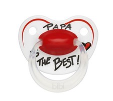 Bibi Swiss Happiness DENTAL soother Nuggi papa is the best pacifier 0-6 mos