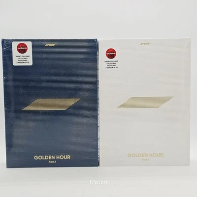 Lot Of 2 ATEEZ GOLDEN HOUR Part.1 (Blue Hour & Diary) Target Exclusive Photocard