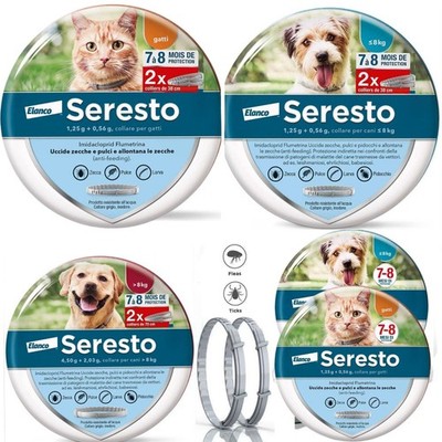 1/2 Stk Zeckenhalsband Hund Schuz Anti Insekten Floh und Zeckenhalsband 8 Monate
