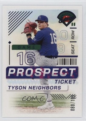 2024 Panini Prospect Edition Blue /199 Tyson Neighbors #65 0u66