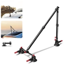 NEEWER CA136 Car Mount Kit, NATO Rail, 60cm Pole, for GoPro/Insta360