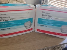 2 x 20 ct Cardinal Health Sure Care Plus Protective Underwear Small / Medium