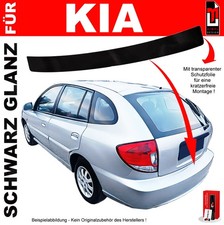 Lackschutzfolie Ladekantenschutz für Kia Rio Kombi DC 1999-2005 Schwarz Glanz