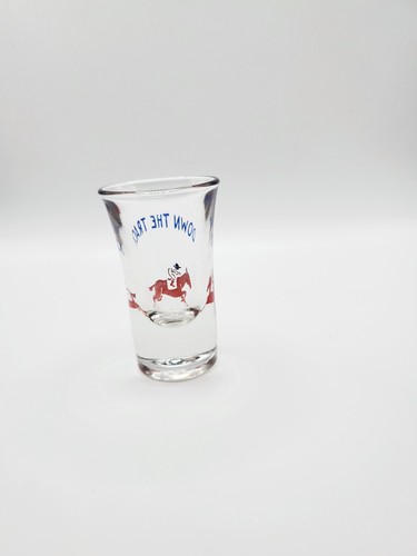 Down The Track Horseman Tall Shotglass - Picture 2 of 3