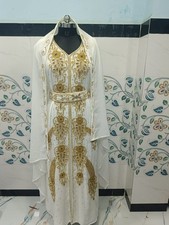 Kaftan NEW Stylish Farasha Abaya Dress Very Fancy Long Gown New Moroccan Dubai