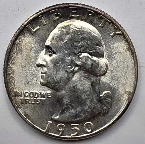 *SILVER* 1950  Washington Quarter -《Great Way To Buy Silver!!》