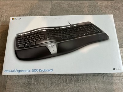 Microsoft Natural Ergonomic Keyboard 4000 USB Wired Model 1048