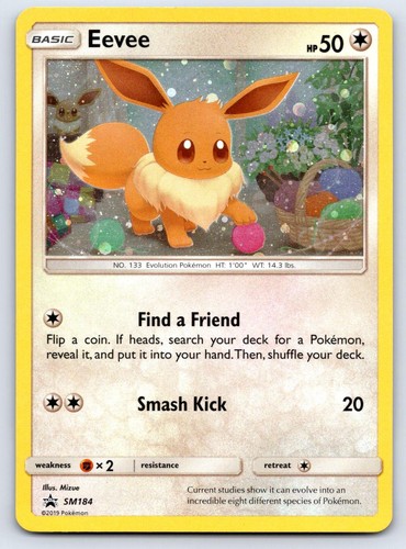 Eevee - (Cosmos Holo) SM184 Promo Sun & Moon Promo Pokemon