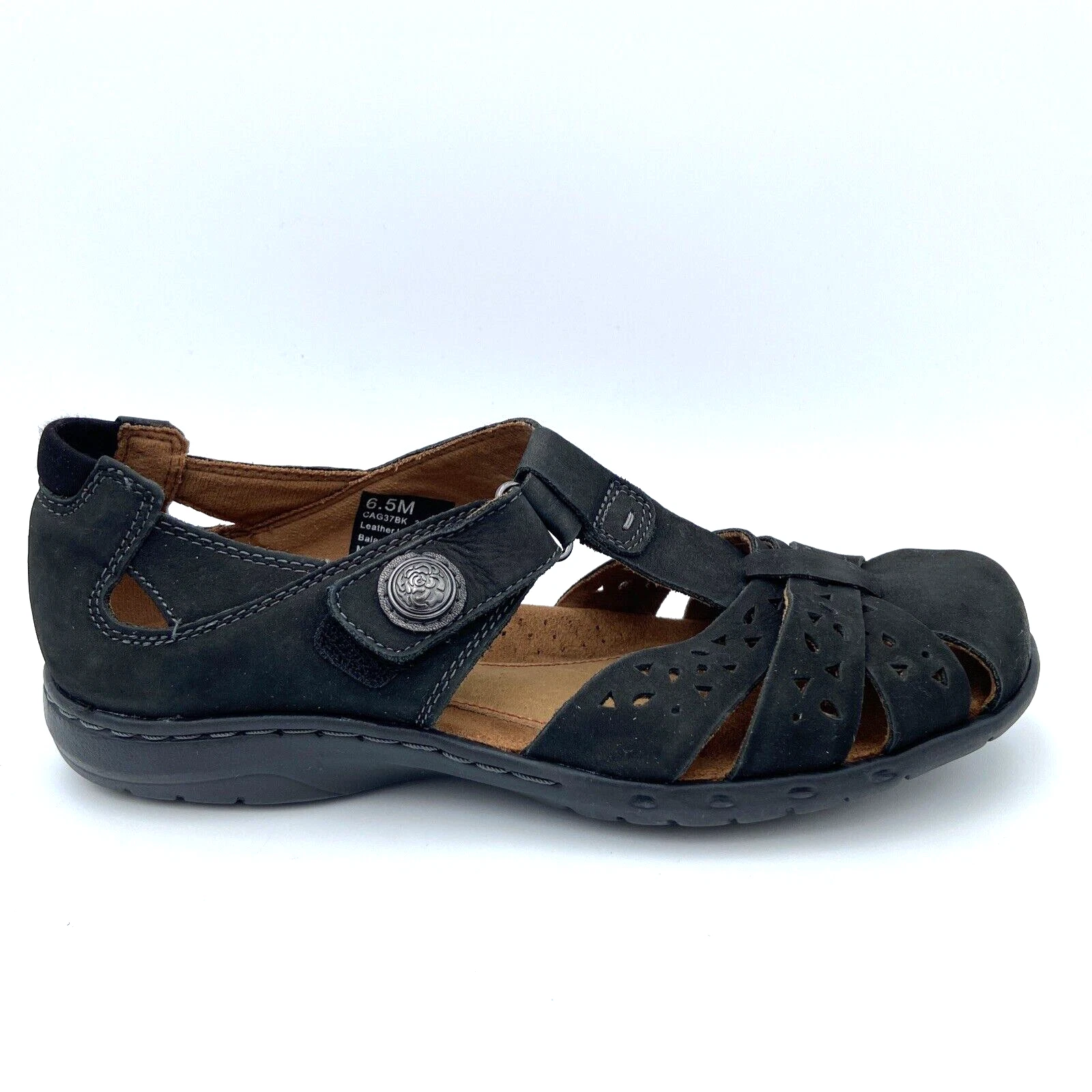 Sandali bassi donna Cobb Hill By New Balance Patina CH pelle nera taglia 6 5 #B