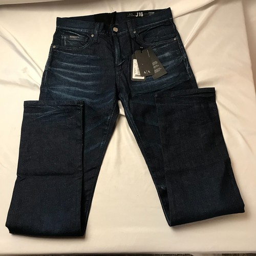 Armani Exchange Men's Slim Fit Jeans W28 L32 Denim 5 Pocket Indigo J16 28R NEW - Picture 4 of 16