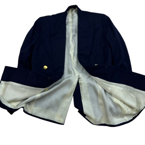 Paul Stuart Youth Gold Button Blazer/Jacket Blue • Youth Large - Picture 3 of 9