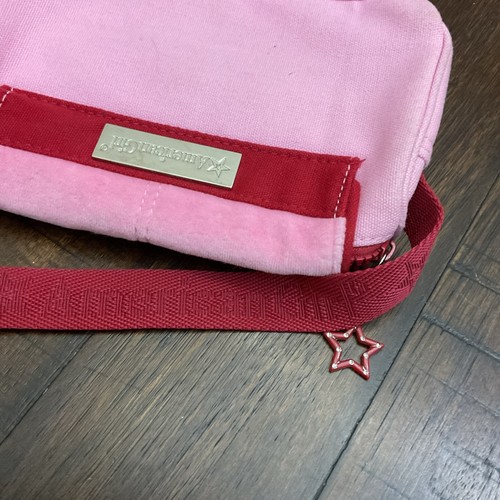AMERICAN GIRL Bag GIRLS Bath and Body Works Pink Red Stars AG Doll Shoulder Tote - Picture 3 of 4