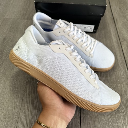 Flux Adapt Trainer Barfuß weiß Strick Gummisohle ATWW-0010 Herren Größe 11 "